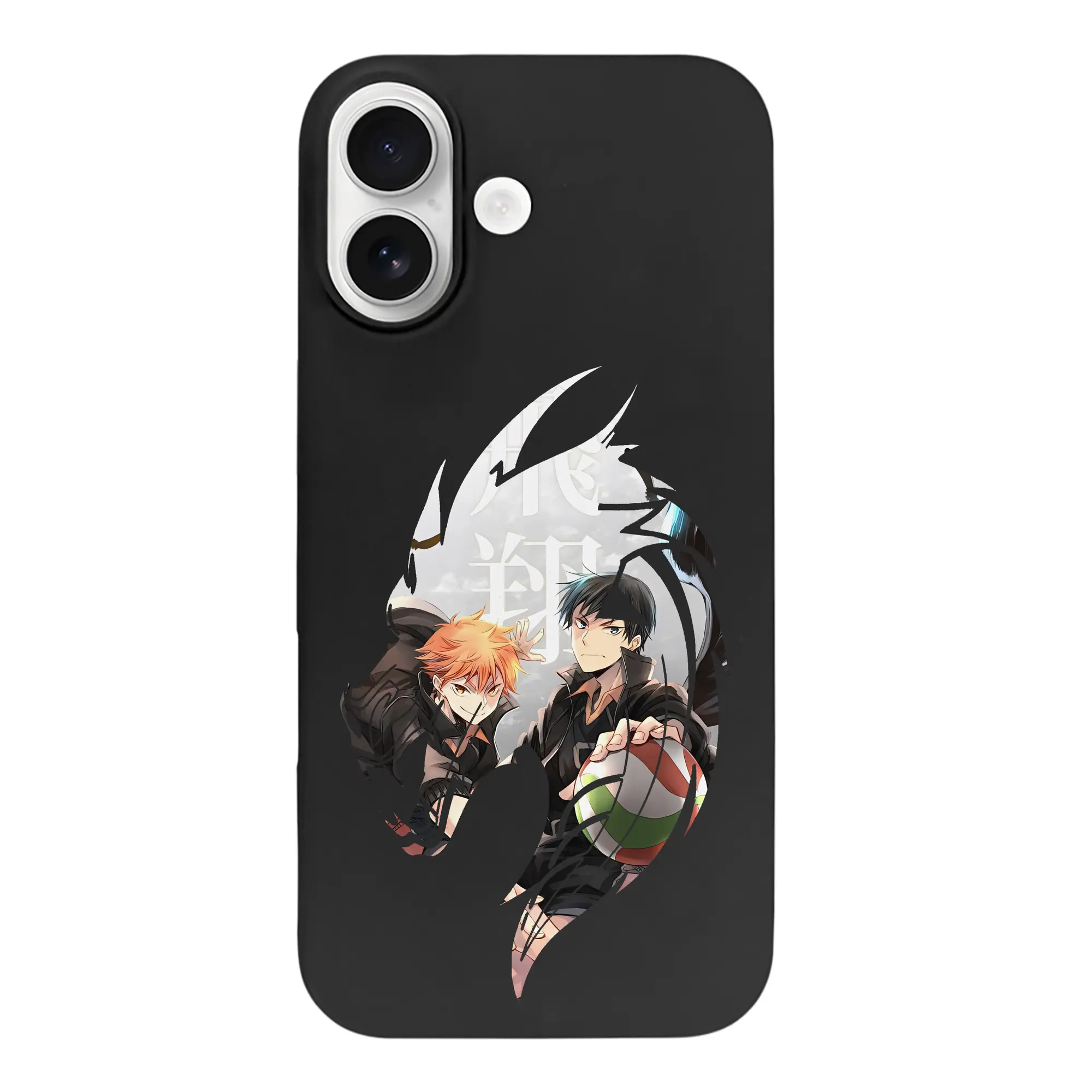 ハイキュー!! グッズ,影山飛雄 - iPhone 17 シリーズ シリコンケース 薄型 耐衝撃 指紋防止 ソフトタッチカバー 精密フィット 傷防止 保護ケース iPhone 17/17 Air/17 Pro/17 Pro Max 対応